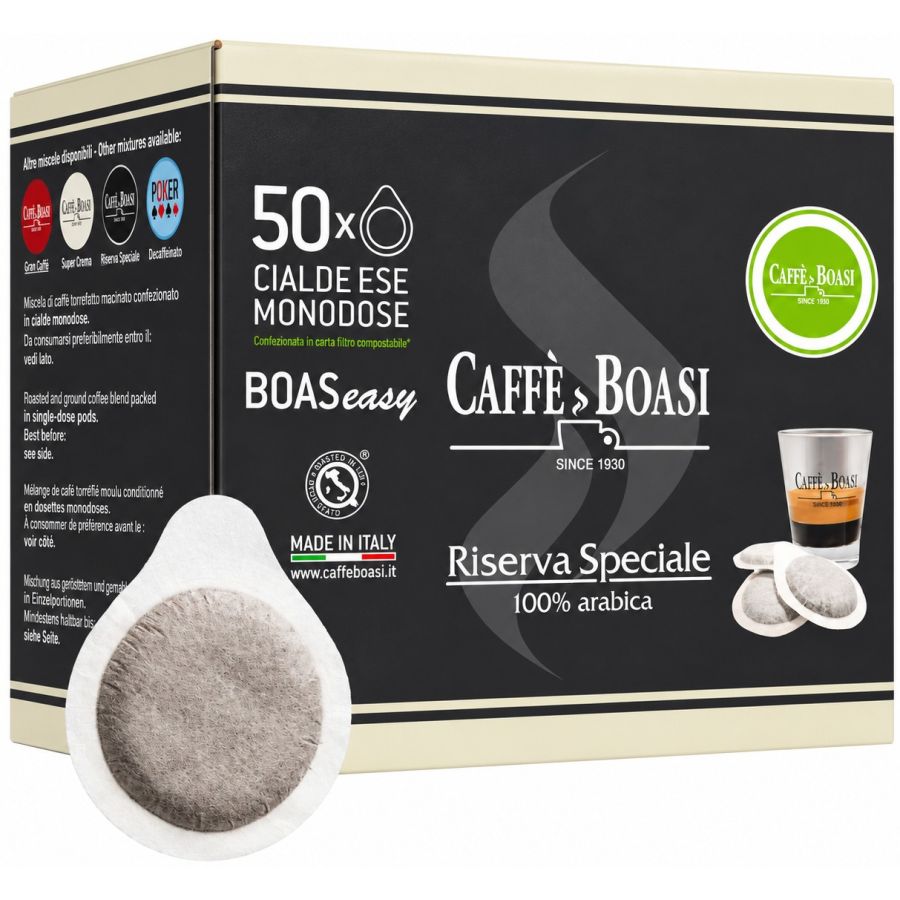 Caffè Boasi Riserva Speciale E.S.E. espresso pods 50 st.