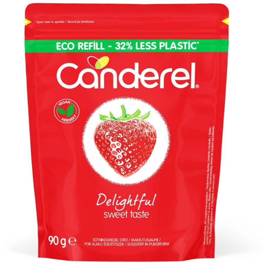 Canderel sötningsmedelspulver refillförpackning 90 g
