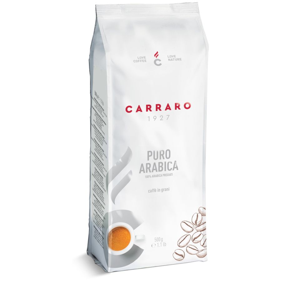 Carraro 1927 Puro Arabica 500 g kaffebönor