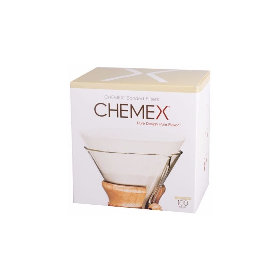 Chemex Pre-folded Circles runda kaffefilter till 6, 8 och 10 koppars kanna, 100 st.