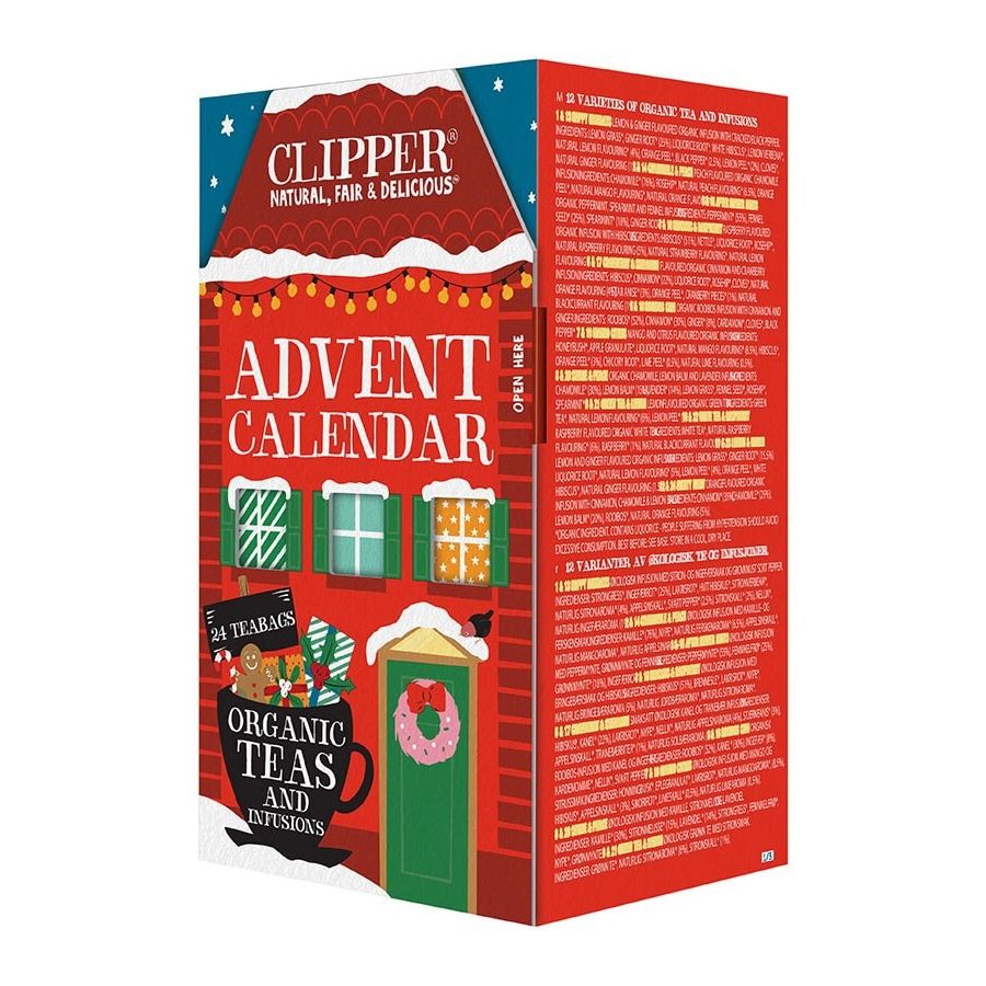 Clipper Advent Calendar 2026 te-julkalender 24 tepåsar