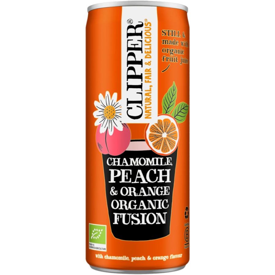 Clipper Chamomile, Peach & Orange Organic Fusion 250 ml