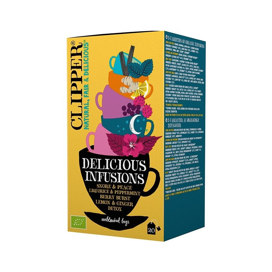 Clipper Organic Delicious Infusions 20 Tea Bags