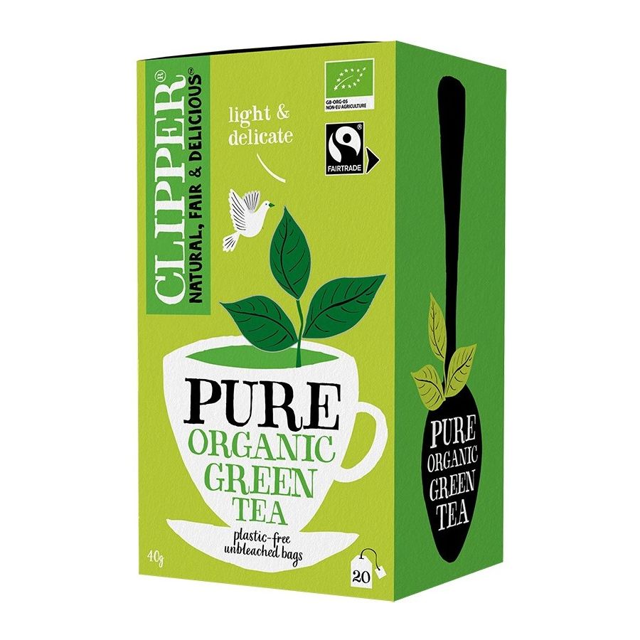 Clipper Organic Pure Green Tea 20 tepåsar