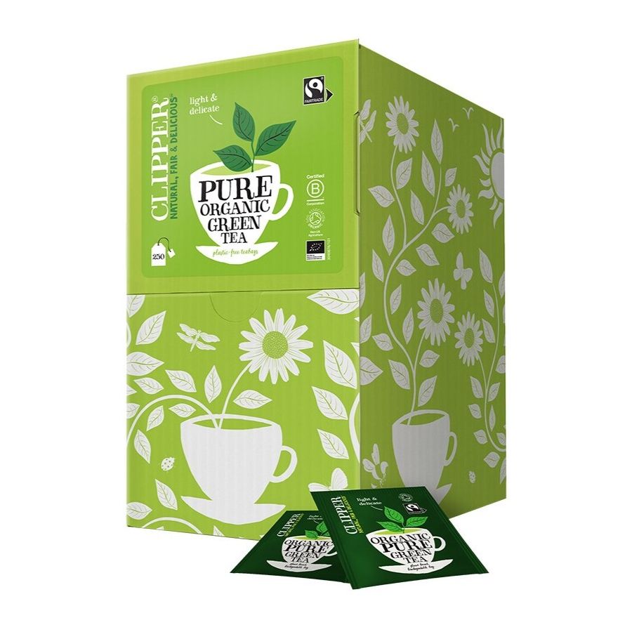 Clipper Organic Pure Green Tea 250 tepåsar