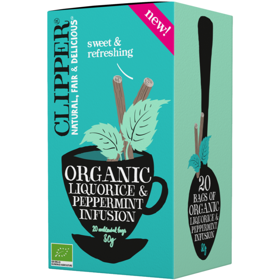 Clipper Organic Liquorice & Peppermint Infusion 20 Tea Bags