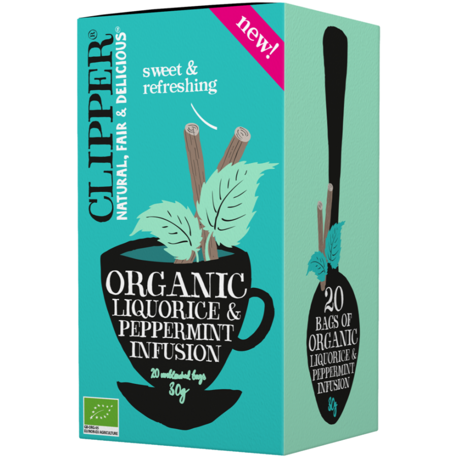 Clipper Organic Liquorice & Peppermint Infusion 20 tepåsar