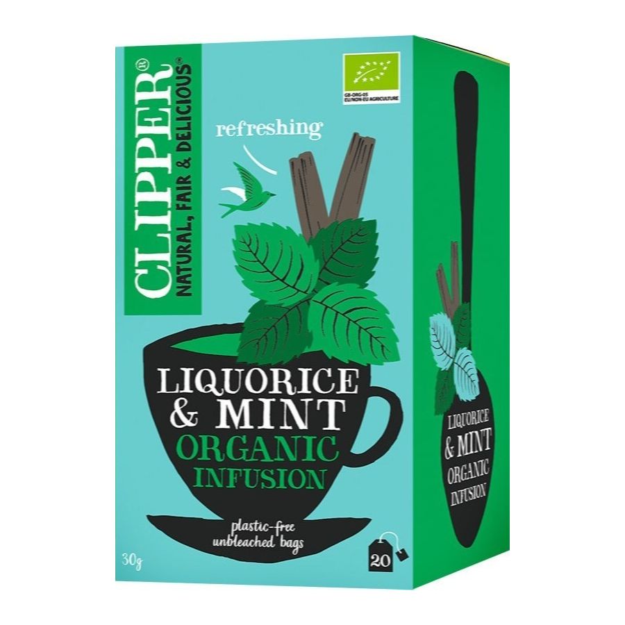 Clipper Organic Liquorice & Mint Infusion 20 tepåsar