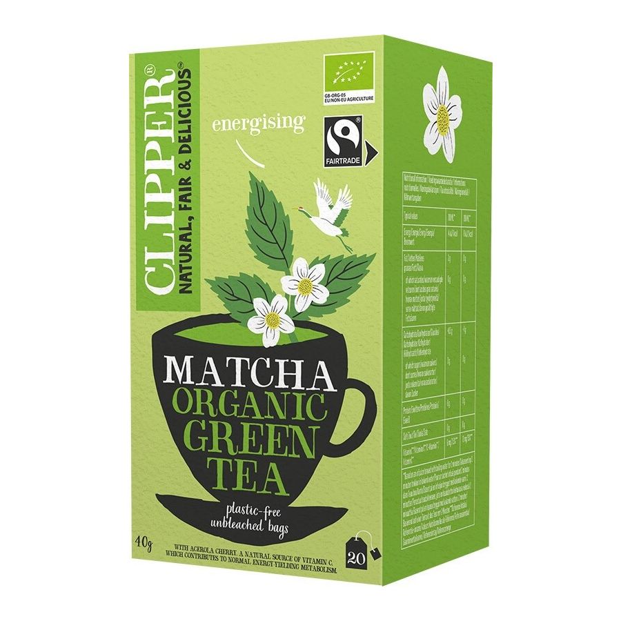 Clipper Matcha Organic Green Tea 20 tepåsar