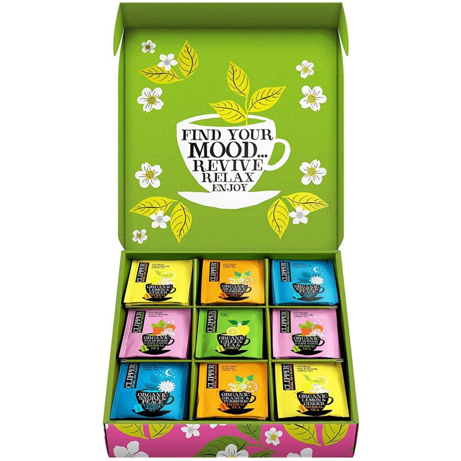 Clipper Organic Selection In Gift Box, 45 Tea Bags