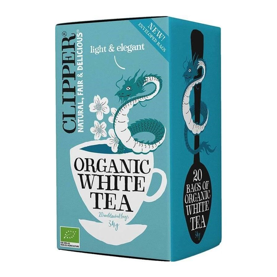 Clipper Organic White Tea 20 tepåsar