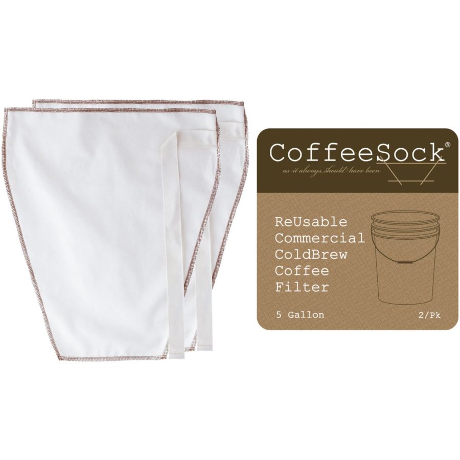 CoffeeSock Commercial Cold Brew Filters 5 Gallon, 2 pcs
