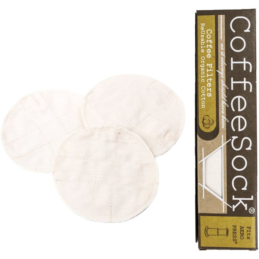 CoffeeSock Disc Shaped AeroPress® Coffee Filters, 3 st