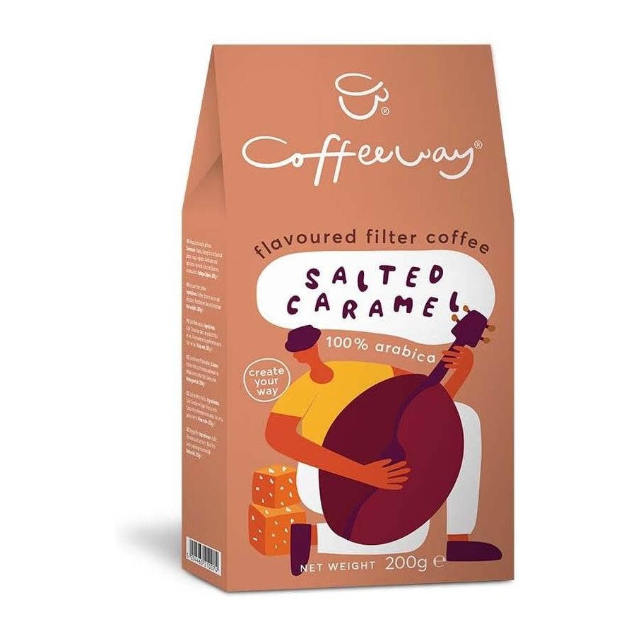 Coffeeway Salted Caramel smaksatt malet kaffe 200 g