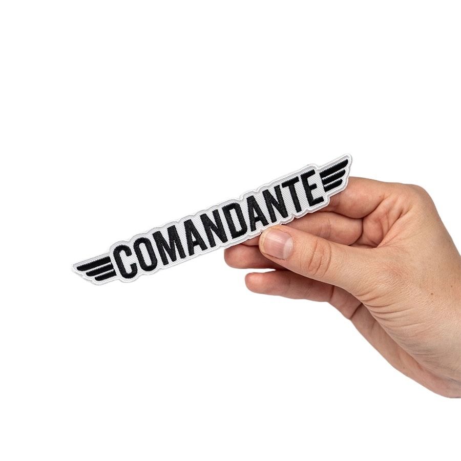Comandante Logo Black/White Patch
