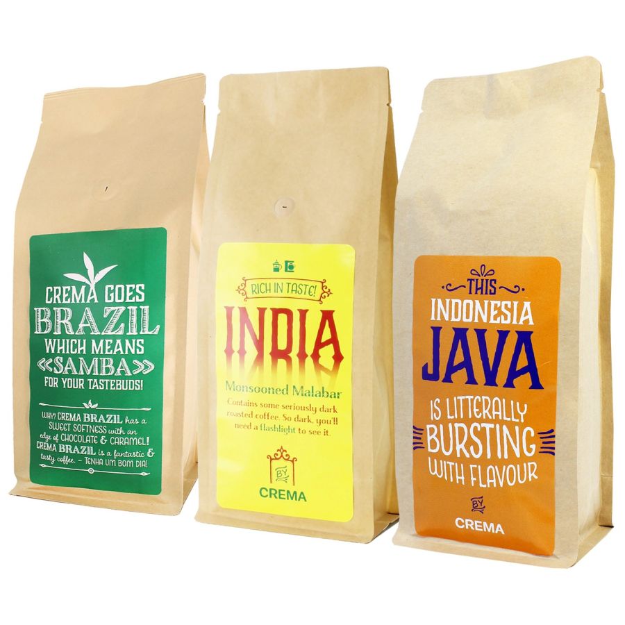 Crema bryggkaffen I - 3 x 500 g