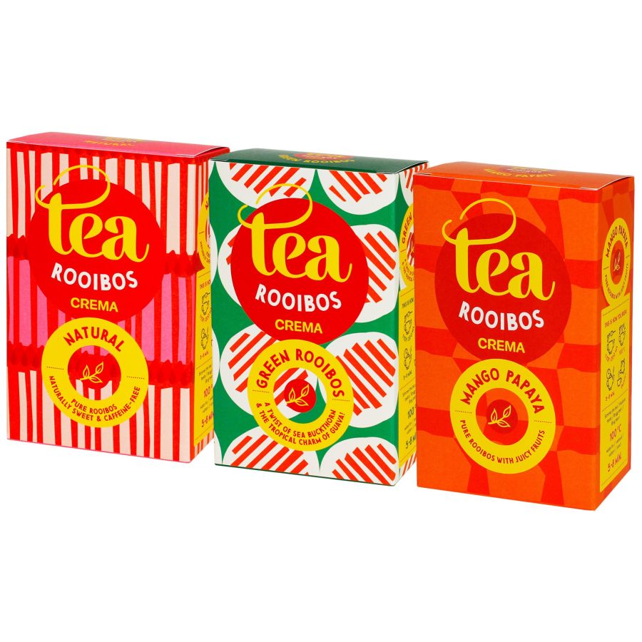 Crema Tea 3 Rooibos-sortiment
