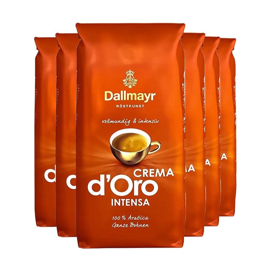 Dallmayr Crema d'Oro Intensa kaffebönor 6 x 1 kg