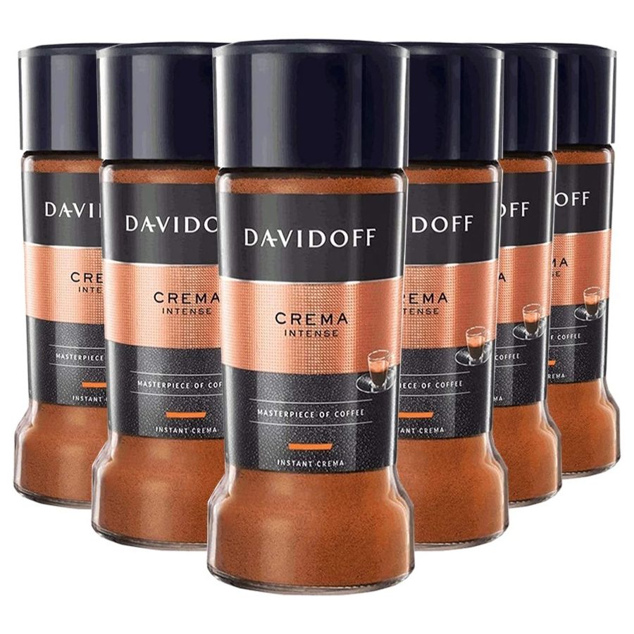 Davidoff Crema Intense snabbkaffe 6 x 100 g