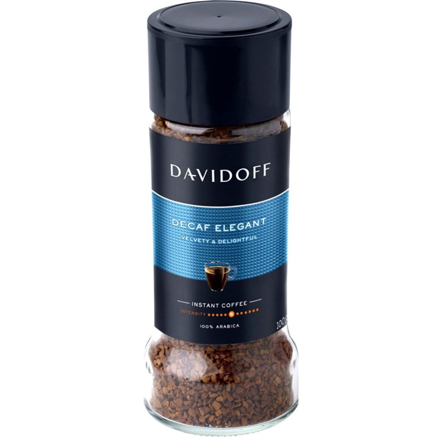Davidoff Decaf Elegant koffeinfritt snabbkaffe 100 g