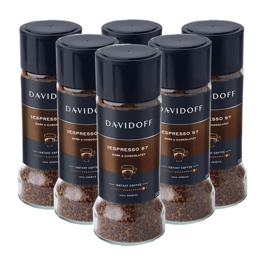 Davidoff Espresso 57 snabbkaffe 6 x 100 g