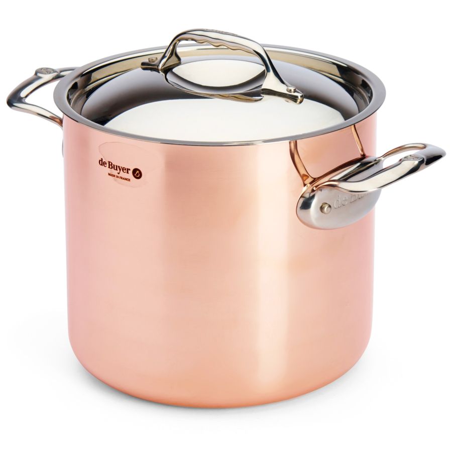 de Buyer Prima Matera Stockpot Induction 5,7 l kopparkastrull 20 cm