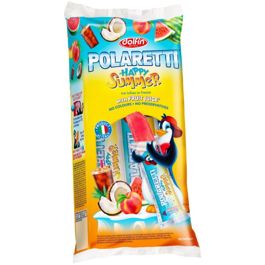 Dolfin Polaretti Happy Summer Ice Lollies 10 x 40 ml