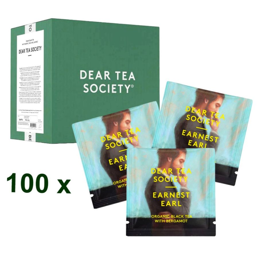 Dear Tea Society Ernest Earl ekologiskt svart te, 100 tepåsar