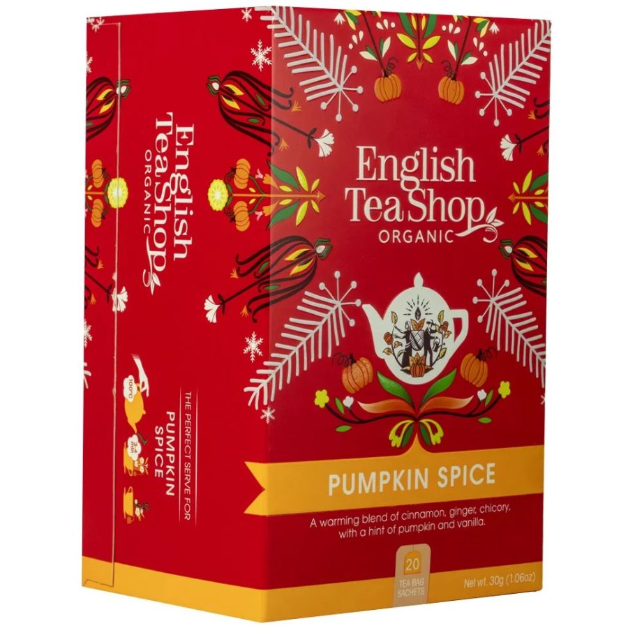 English Tea Shop Organic Pumpkin Spice, 20 tepåsar