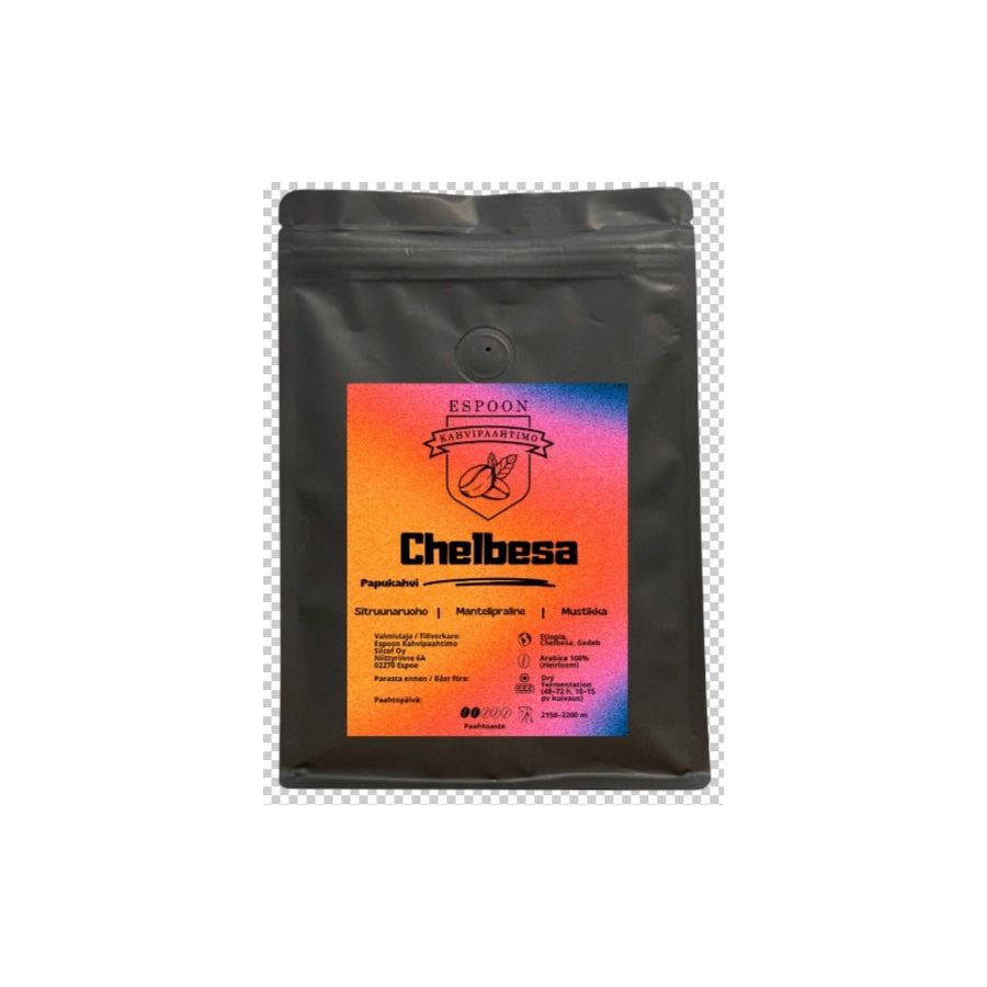Espoon Kahvipaahtimo Etiopia Chelbesa Dry Fermented 200 g kaffebönor