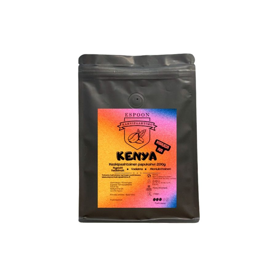 Espoon Kahvipaahtimo Kenya AA Kiruga 200 g kaffebönor