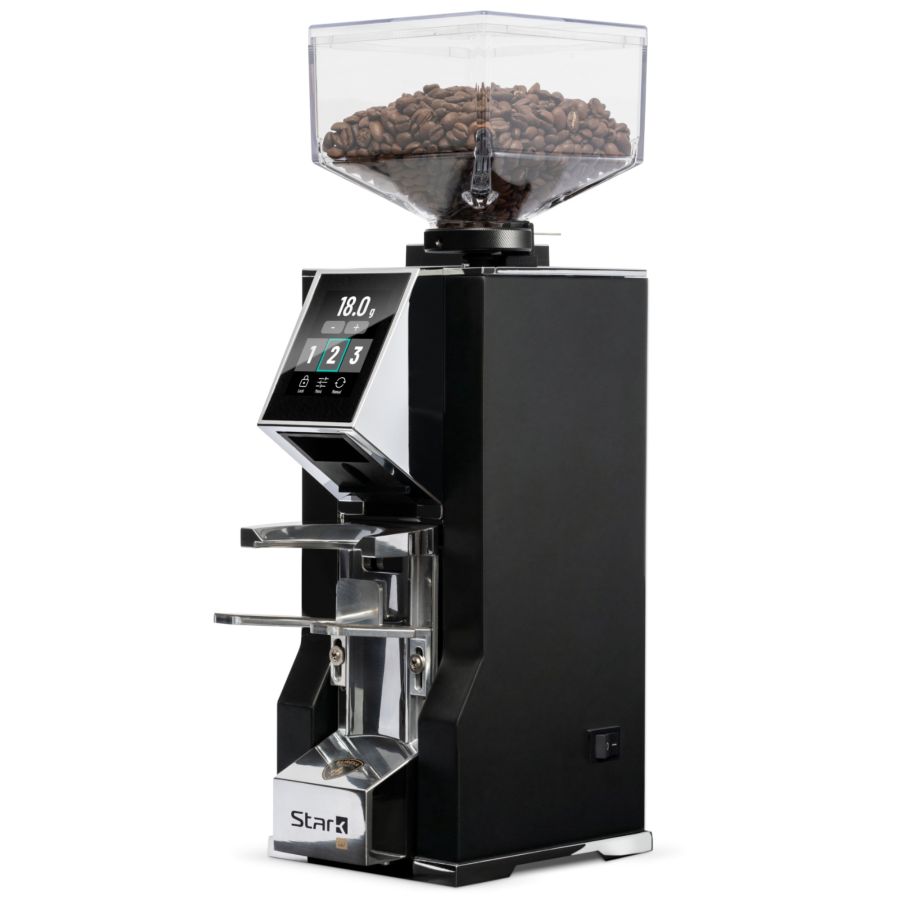Eureka Oro Mignon Stark W espressokaffekvarn, svart