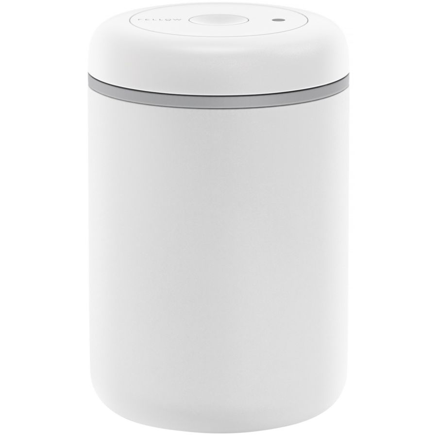 Fellow Atmos Vacuum Canister 1200 ml, Matte White Steel