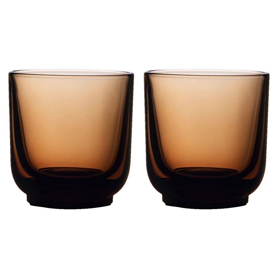 Fellow Pirch Cappuccino Set Of 2 Glasses 190 ml, Amber
