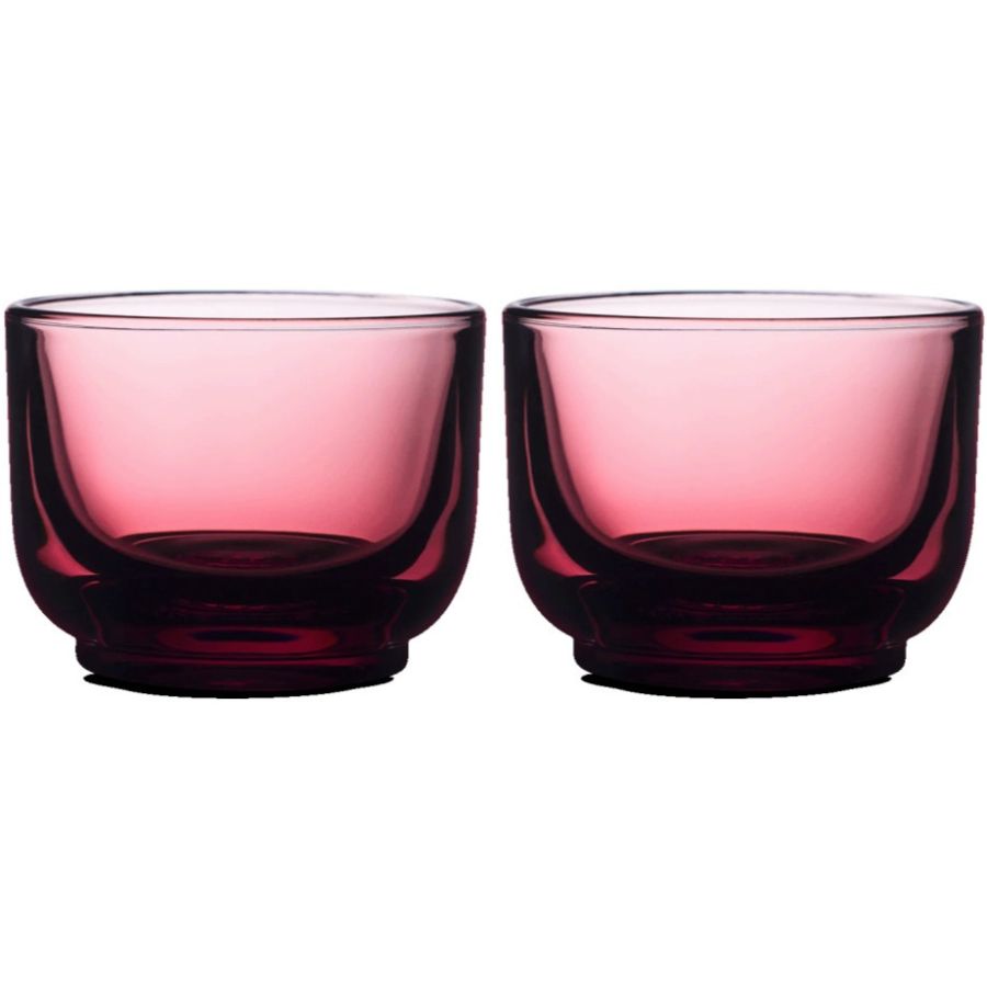 Fellow Pirch Cortado Set Of 2 Glasses 130 ml, Garnet