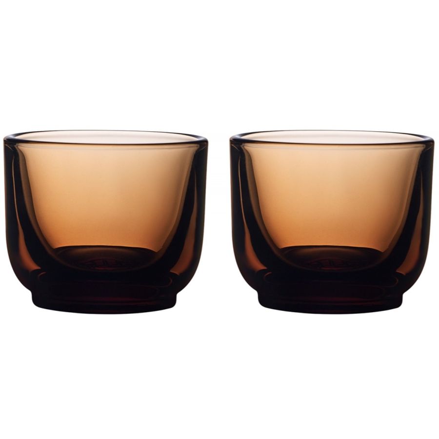 Fellow Pirch espressoglas 2 x 100 ml, Amber