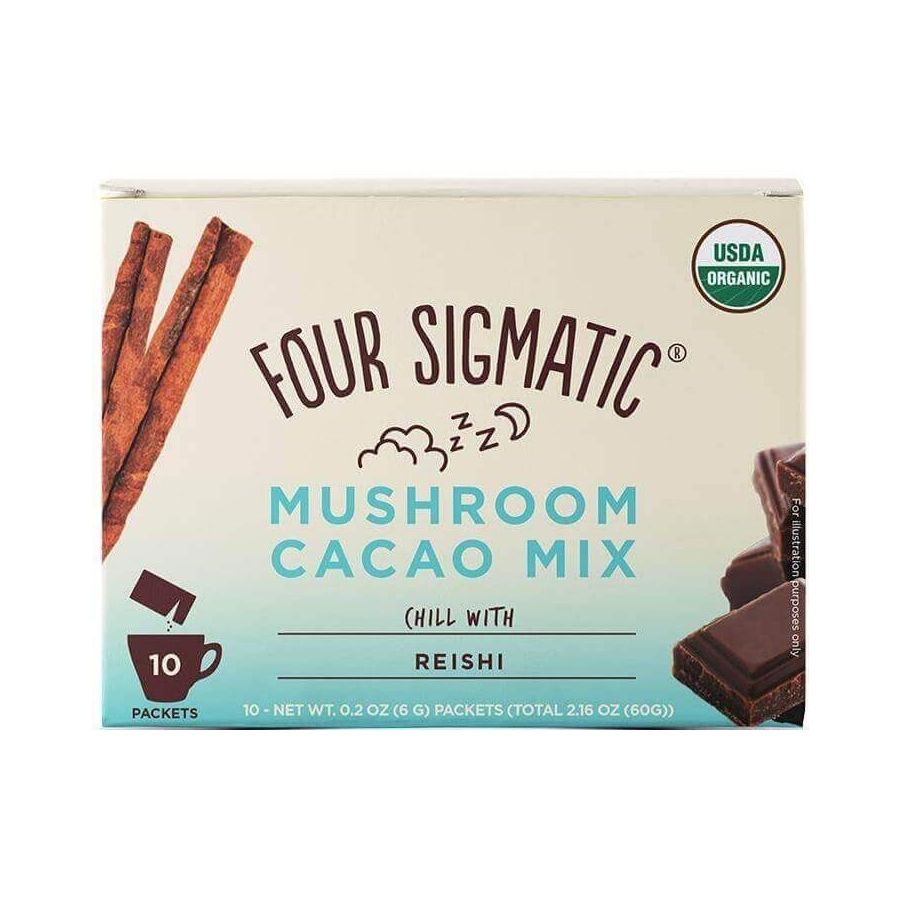 Four Sigmatic Mushroom Cacao Mix With Reishi, 10 portionspåsar