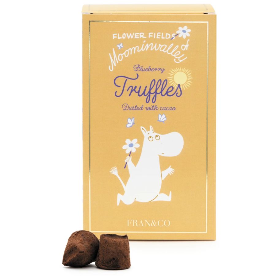 FRAN&Co Moomin chokladtryfflar med blåbär 100 g