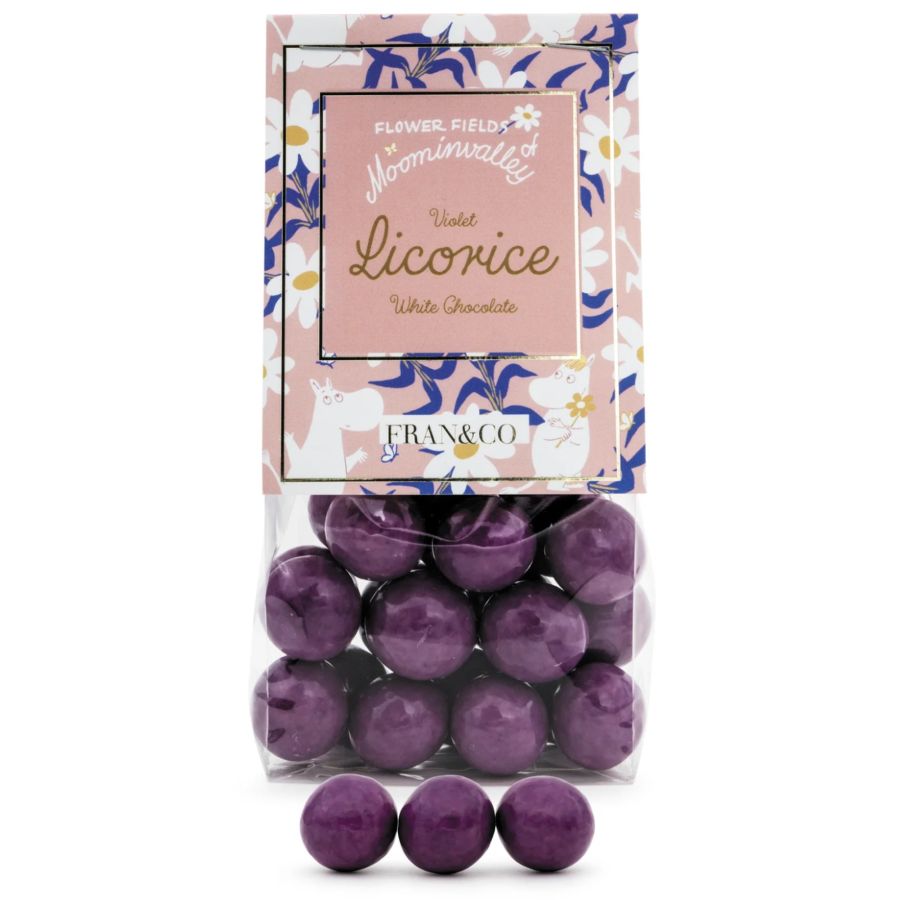 FRAN&Co Moomin Violet Licorice 150 g