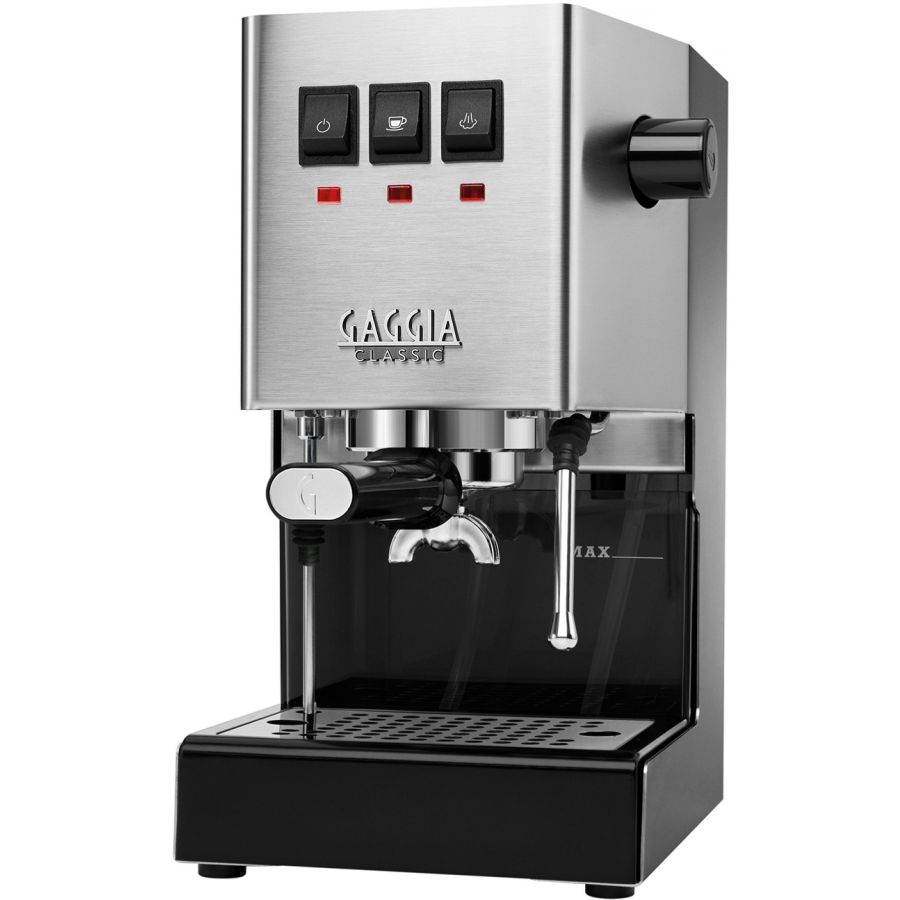 Gaggia Classic Evo Pro 2023 espressomaskin, borstat stål