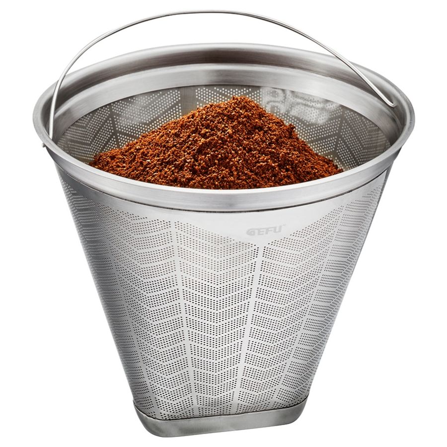 Gefu Flavo Reusable Steel Coffee Filter, Size 04