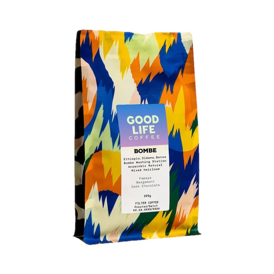 Good Life Coffee Bombe Anaerobic Natural, Etiopia 225 g kaffebönor