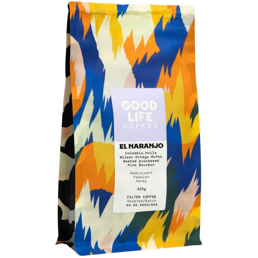 Good Life Coffee El Naranjo Washed Pink Bourbon, Colombia 225 g kaffebönor