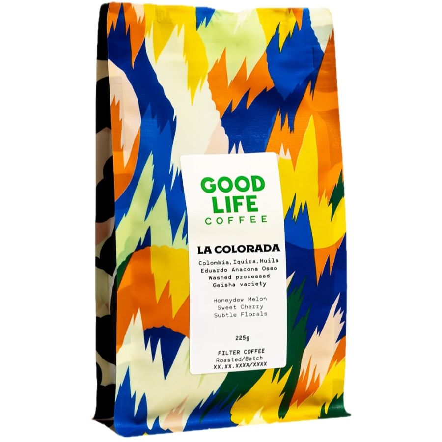 Good Life Coffee La Colorada Geisha Washed, Colombia 225 g kaffebönor