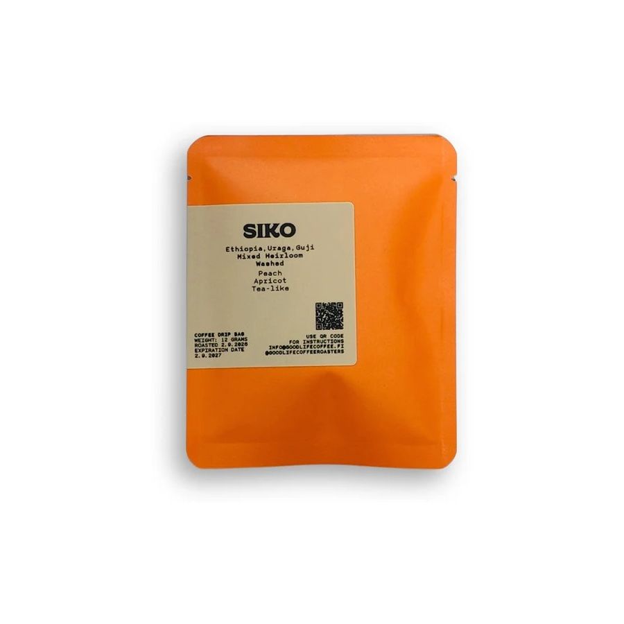 Good Life Coffee Siko Washed, portionskaffepåse 5 x 12 g