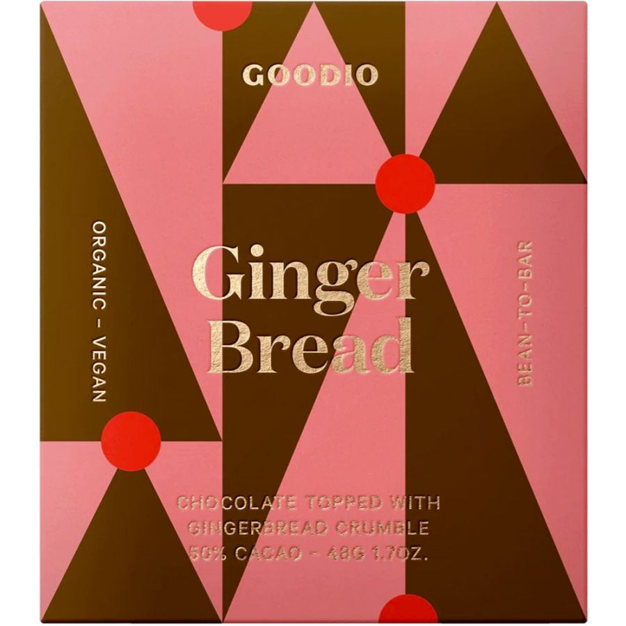 Goodio Gingerbread ekologisk choklad 50%, 48 g