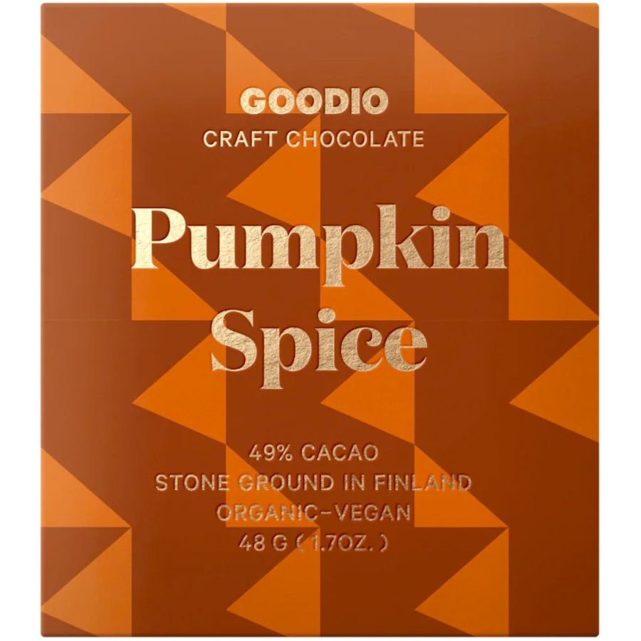 Goodio Pumpkin Spice ekologisk choklad 49%, 48 g