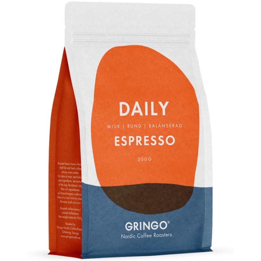Gringo Nordic Daily Espresso 500 g kaffebönor