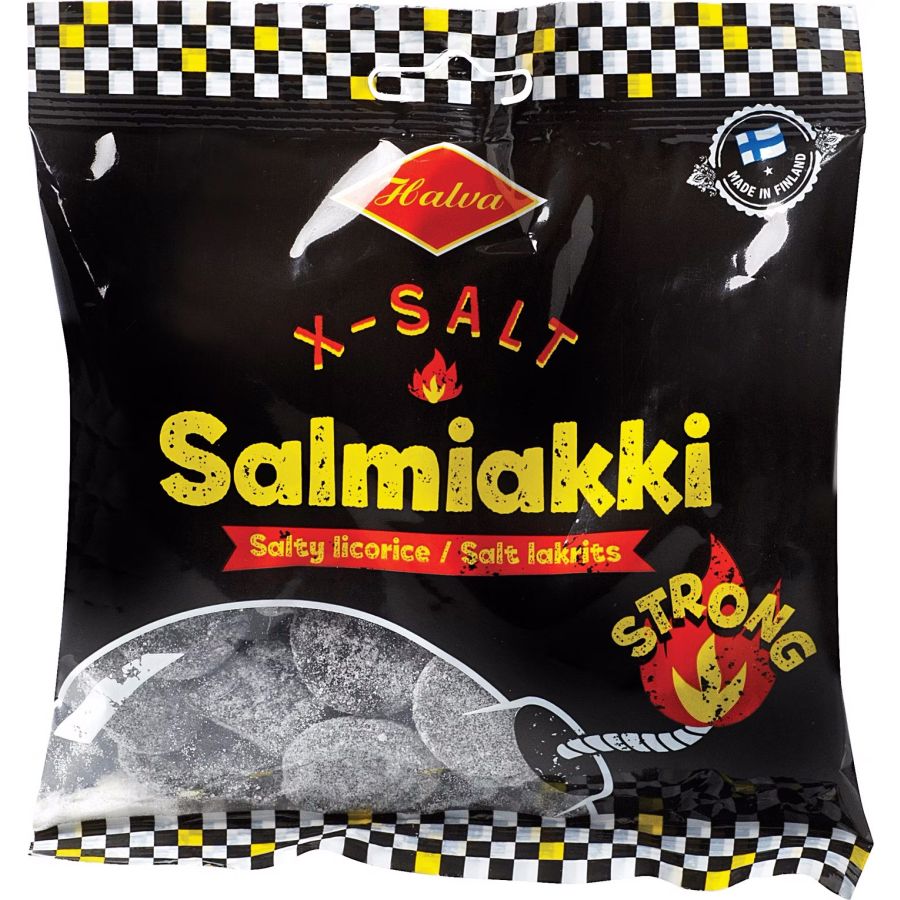 Halva Halva X-Salt salt lakrits 120 g påse