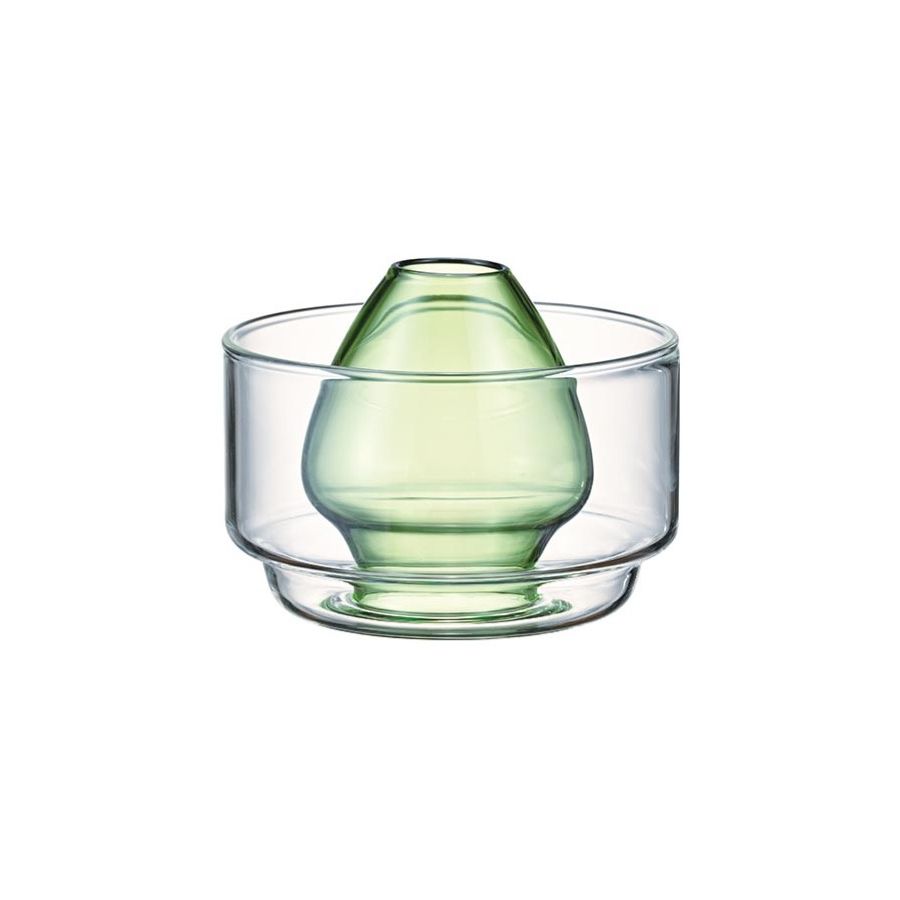 Hario Chasen Stand & Bowl For Matcha Whisk, Green